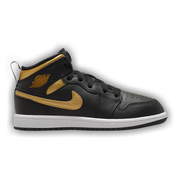 air jordan 1 retro patent leather black metallic gold