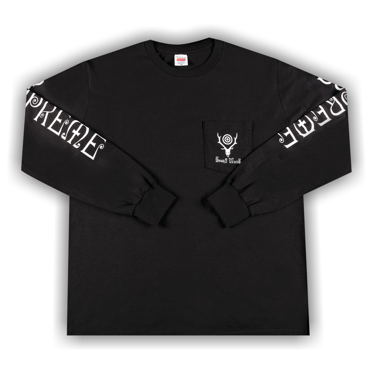 SS21 Supreme SOUTH2 WEST8 L/S Pocket Tee シュプリーム ロンT Supreme SOUTH2 WEST8 L S Pocket Tee (SS21) - $60