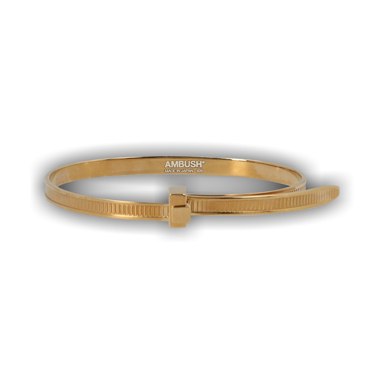 Gold zip tie bracelet online