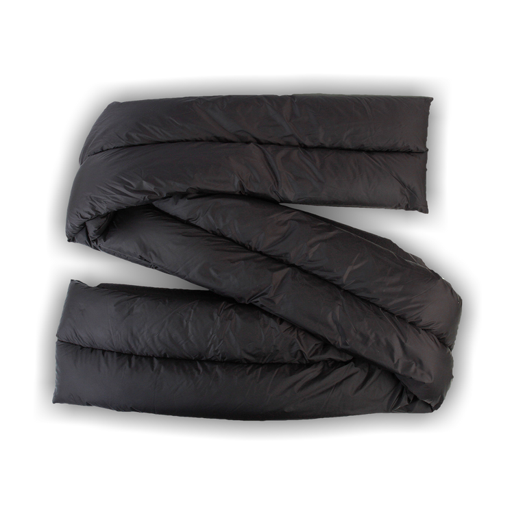 Buy Rick Owens Larry Puffer Scarf 'Black' - RR19F4440 NZD3 09 | GOAT