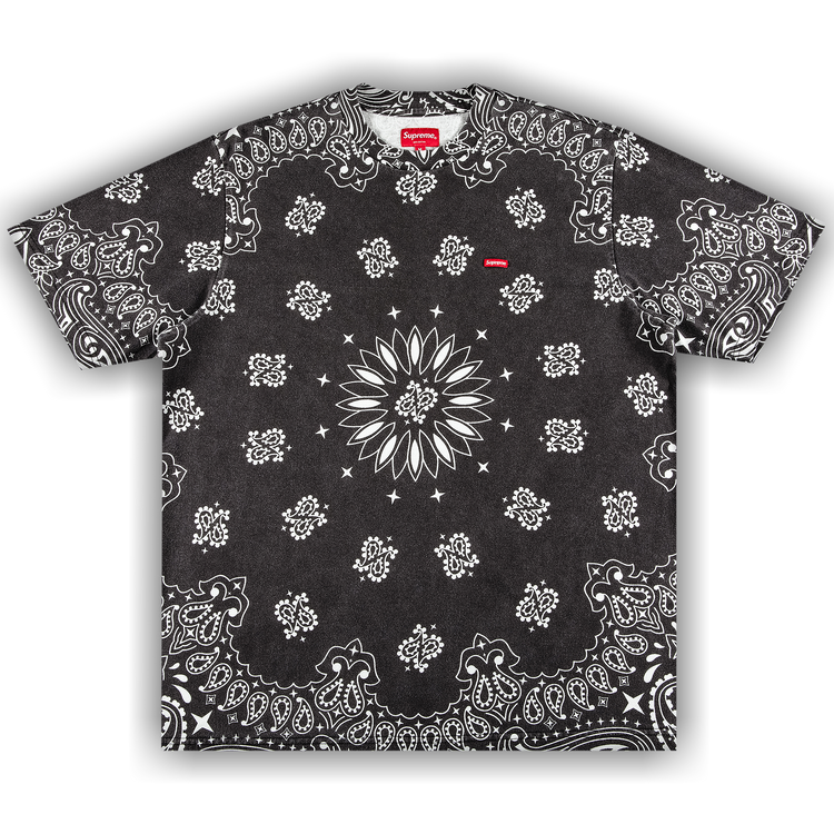 Buy Supreme Small Box Tee 'Black Bandana' - SS21KN3 BLACK BANDANA
