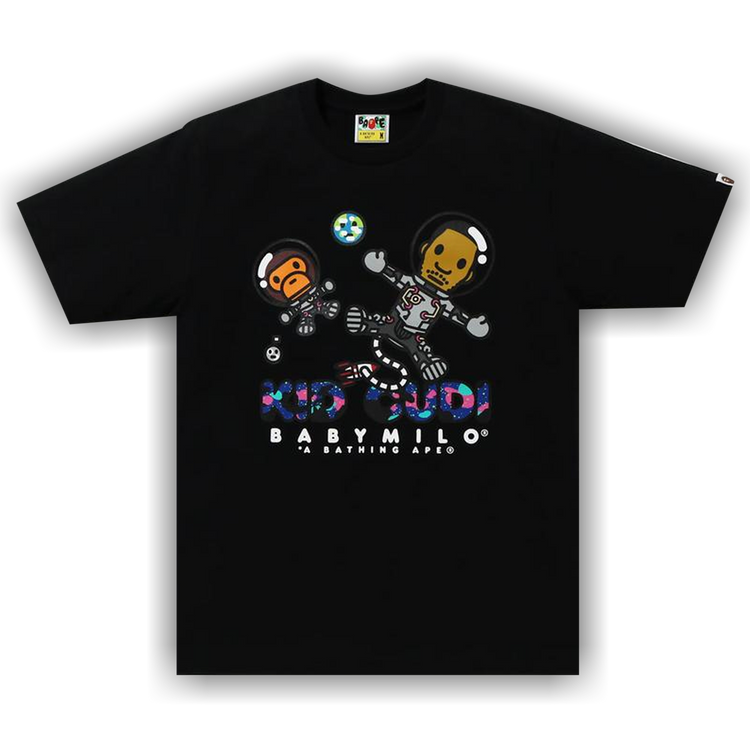 APE BAPE KID CUDI KAWS sta MILO tシャツ L 白