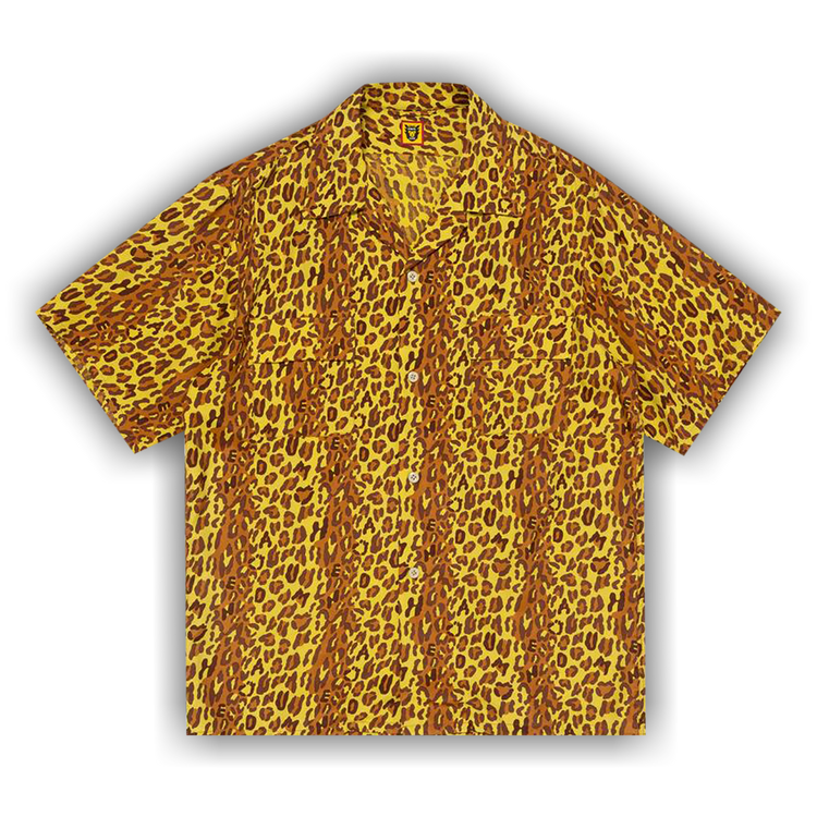 Buy Human Made Leopard Aloha Shirt 'Yellow' - HM27SH021 YELL | GOAT