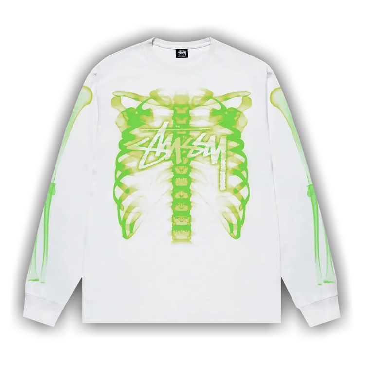 Stussy RIB CAGE 3M Long Sleeve Tee T-Shirt Black size L LARGE - NWT | eBay