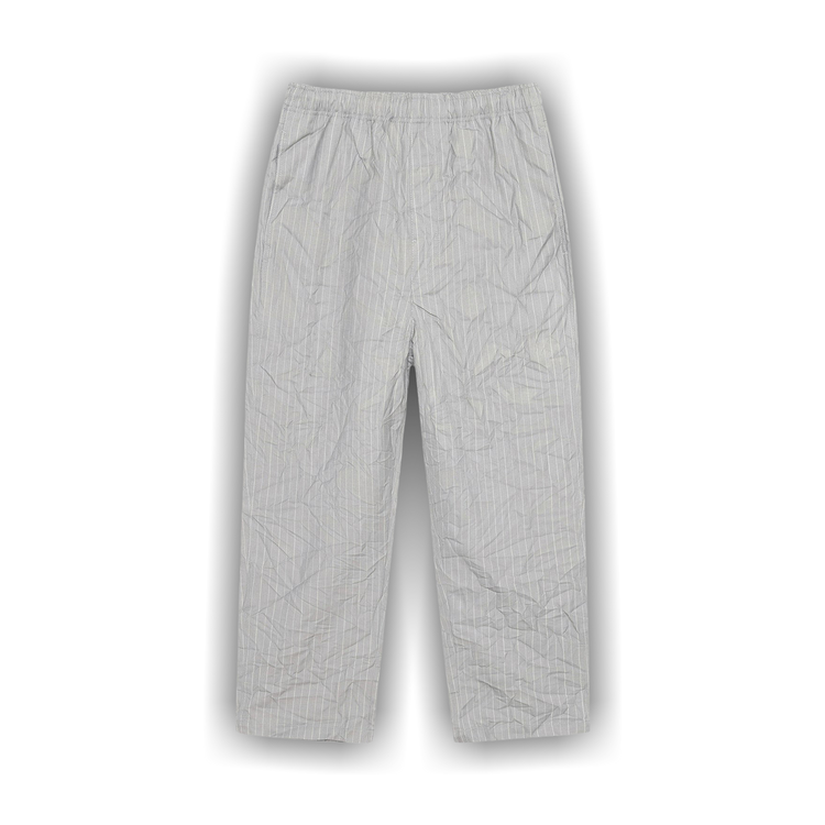 Buy Stussy Wrinkled Stripe Beach Pant 'Grey' - 116661 GREY