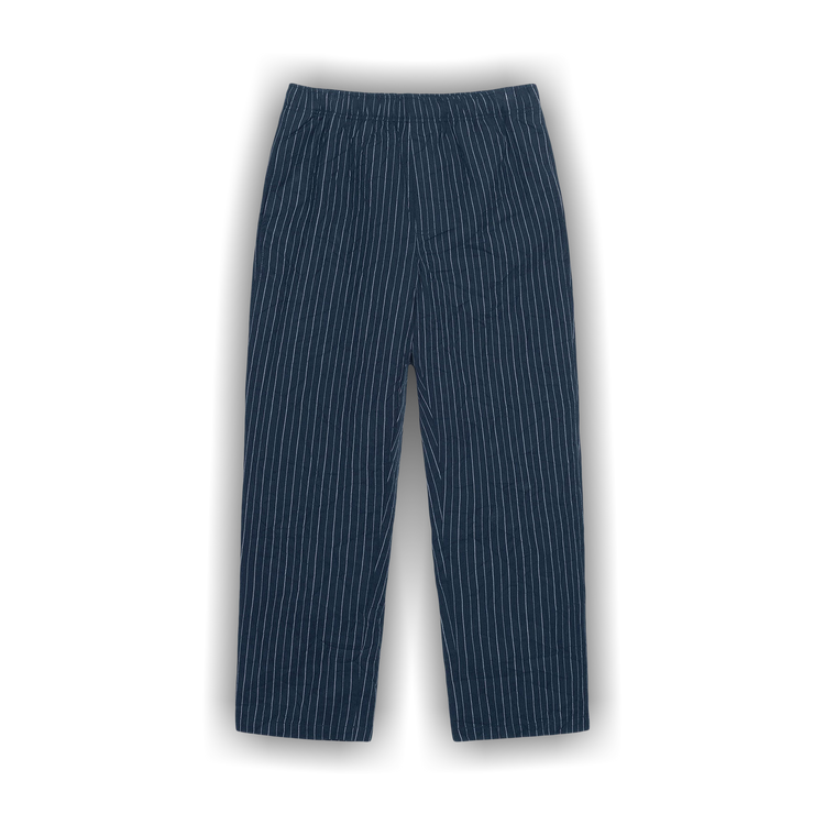 Buy Stussy Wrinkled Stripe Beach Pant 'Navy' - 116661 NAVY