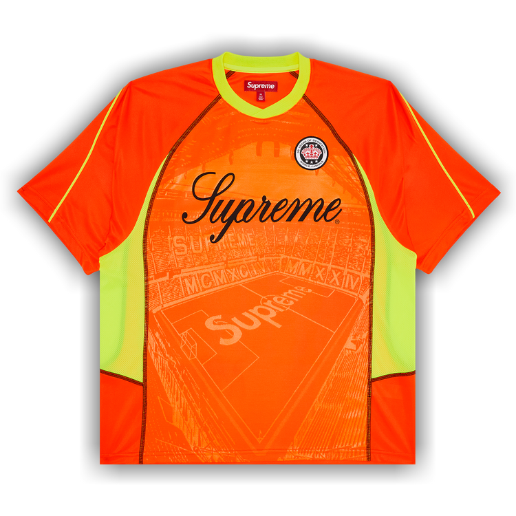 Buy Supreme Jacquard Soccer Jersey 'Orange' - SS24KN31