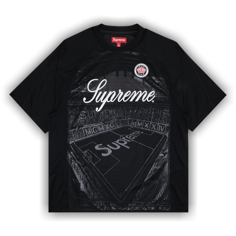 Buy Supreme Jacquard Soccer Jersey 'Black' - SS24KN31 BLACK