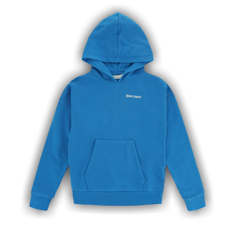 Sky blue palm angels hoodie new arrivals