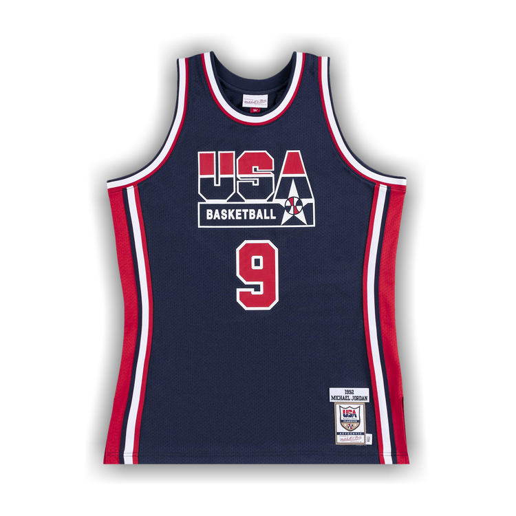 Buy Mitchell & Ness Team Michael Jordan USA Jersey 'Blue