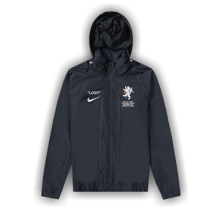 Buy Nikelab x Off White Mercurial NRG X Track Jacket Black AA3298 010 GOAT