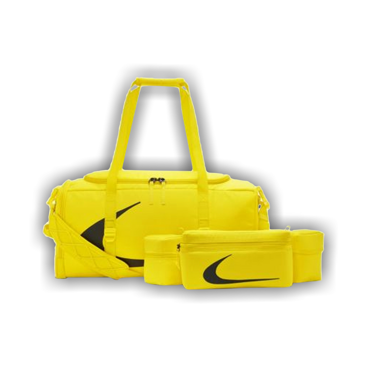 yellow nike duffel bag