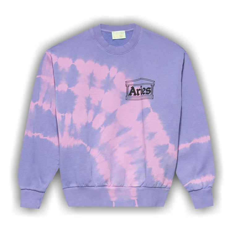 【ARIES】Aged Premium Temple Sweatshirt / LILAC Aries Aged Premium Temple Sweatshirt - Lilac – Seven Stones