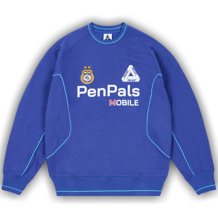 Buy Palace Pen Pals Crew 'Blue' - P26CS074 | GOAT