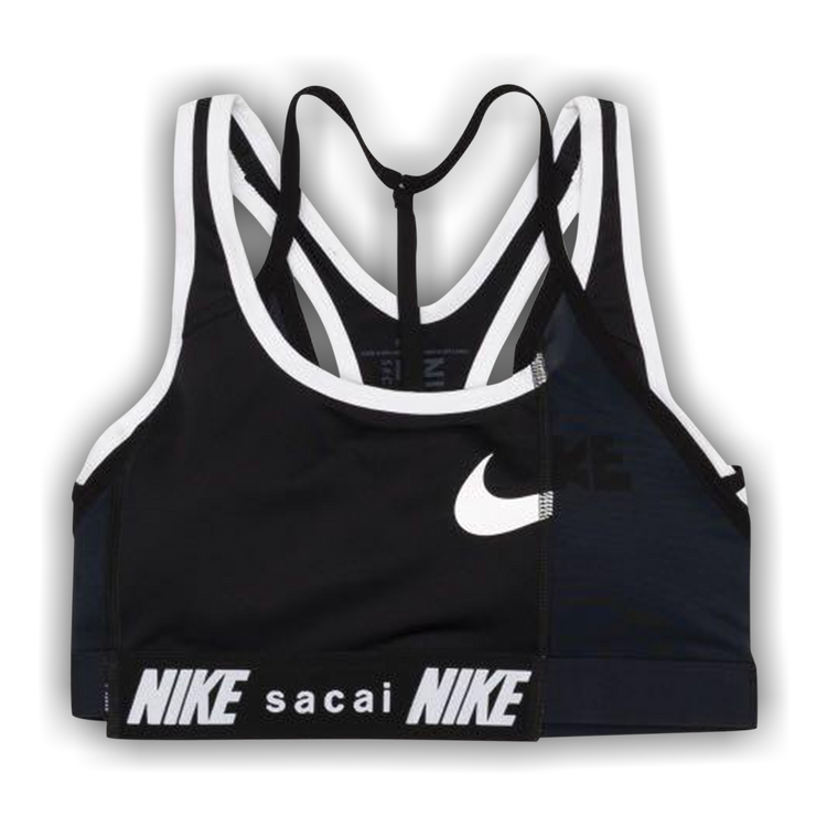 Buy Nike x Sacai Hybrid Padded Bra Black Navy CD6309 011 GOAT