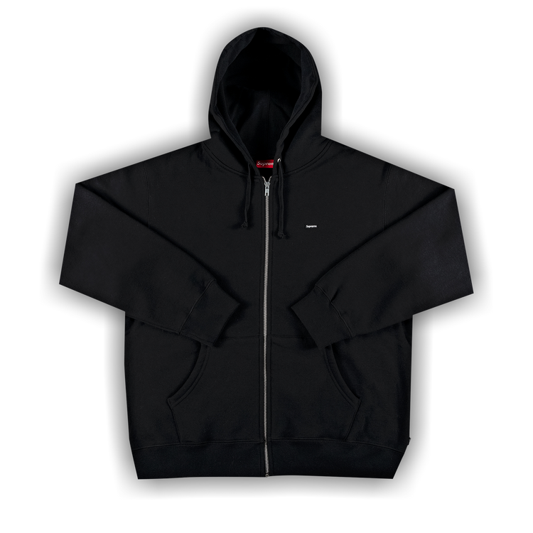 Buy Supreme Small Box Zip Up Hooded Sweatshirt 'Black' - SS21SW52