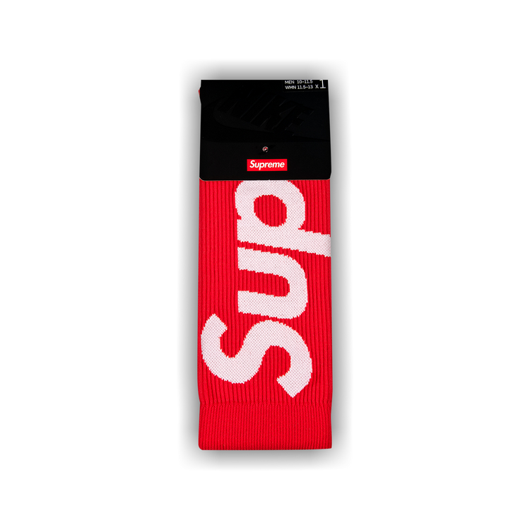 Buy Supreme x Nike Lightweight Crew Socks 'Red' - SS21A6 RED | GOAT