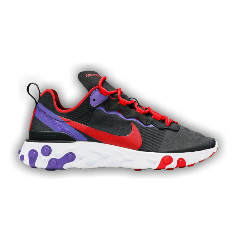 Buy Wmns React Element 55 Black Red Purple CQ9903 001 GOAT CA