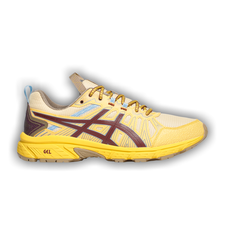 靴 Asics x Kiko HN1-S Gel-Venture 7 Amazon.com | ASICS HN1-S Gel-Venture 7 Yellow/Ox Brown 5 D