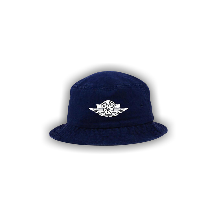 Buy Dior x Air Jordan Wings Bucket Hat 'Navy' - 0428 1SS200703JWBH