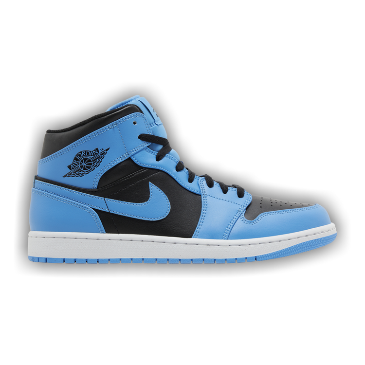 Buy Air Jordan 1 Mid University Blue Black DQ8426 401 GOAT