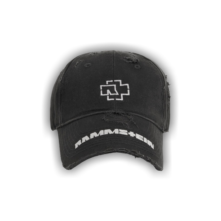Buy Balenciaga x Rammstein Baseball Cap 'Black/White