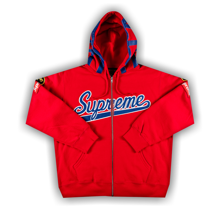 SUPREME x Vanson Lethers★蜘蛛の巣ジップアップフーディ SUPREME x Vanson Lethers☆蜘蛛の巣ジップアップフーディ