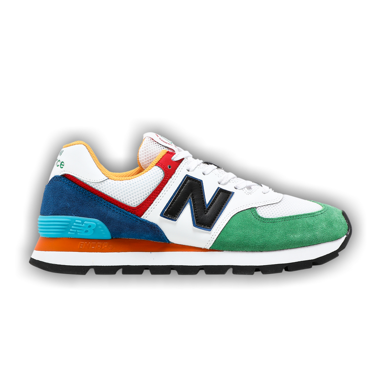 ★new balance MG574SR★ Buy New Balance 574 Rugged 'White Varsity Green' - ML574DRM | GOAT CA