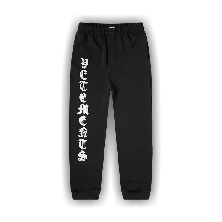 Buy Vetements Anarchy Logo Sweatpants 'Black/White' - UA52PA270B