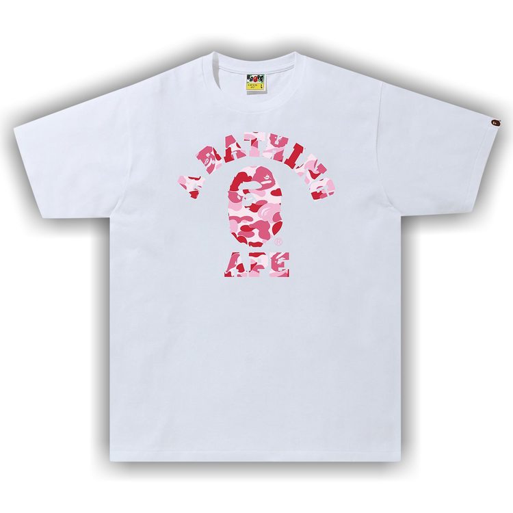 Pink camo bape shirt cheap