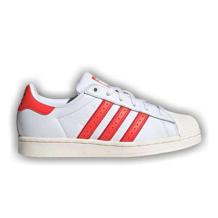 関税負担なし☆Golden  SUPER STAR スニーカー WHITE/RED adidas Originals SUPERSTAR 