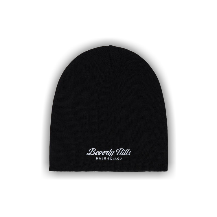 Balenciaga Men's' Beverly Hills Beanie Hat in Black | LN-CC®