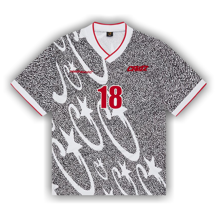 Buy Corteiz Stellations Football Jersey 'Black' - 7892