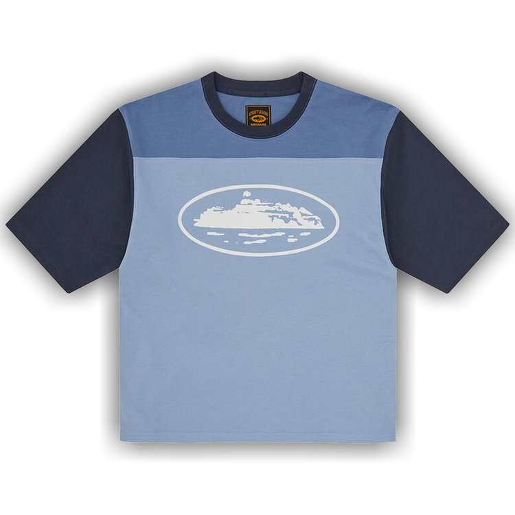 Buy Corteiz Alcatraz Heavyweight Varsity Jersey 'Blue' - 7892