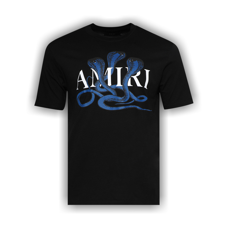 ☆関税込み☆【AMIRI】Amiri Snake t-shirt Blue/Red Buy Amiri Snake Tee 'Black/Blue' - AMJYTE1086 BKBL | GOAT