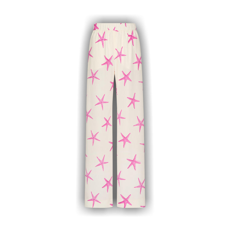 パンツ VALENTINO FW25 Ivory crepe pant (7B3RB6541CF AS0) Crepe Couture Pants for Woman in Ivory/red | Valentino US