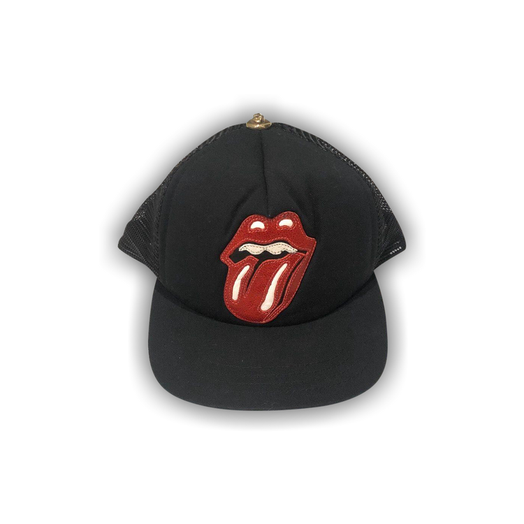 Buy Chrome Hearts Rolling Stones Trucker Hat 'Black' - 1383
