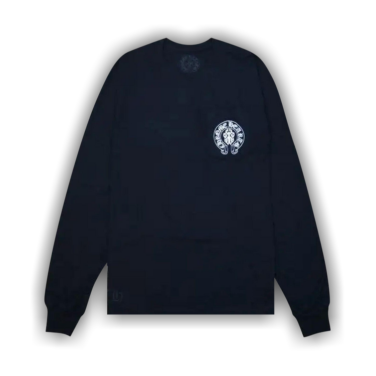 Chrome Hearts USA FLAG 長袖カットソー ブラック Chrome Hearts American Flag L/S T-Shirt Black – NOBLEMARS