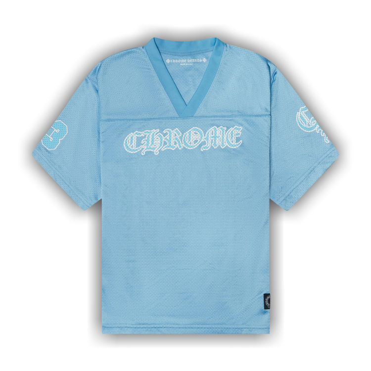 Buy Chrome Hearts Mesh Stadium Jersey 'Light Blue' - 1383