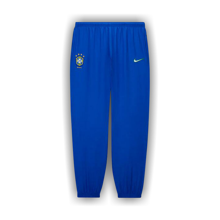 Buy Nike Brazil 1998 Reissue Soccer Replica Track Pants Lyon Blue White FZ6716 438 GOAT UK