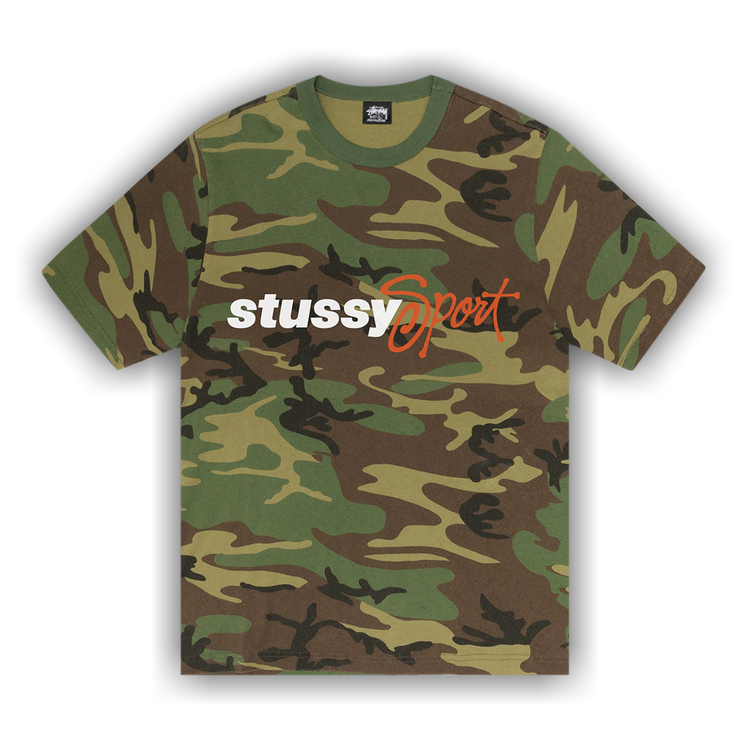 トップス Stussy Sport Script Tee Camo L supreme 1447252_00.png.png