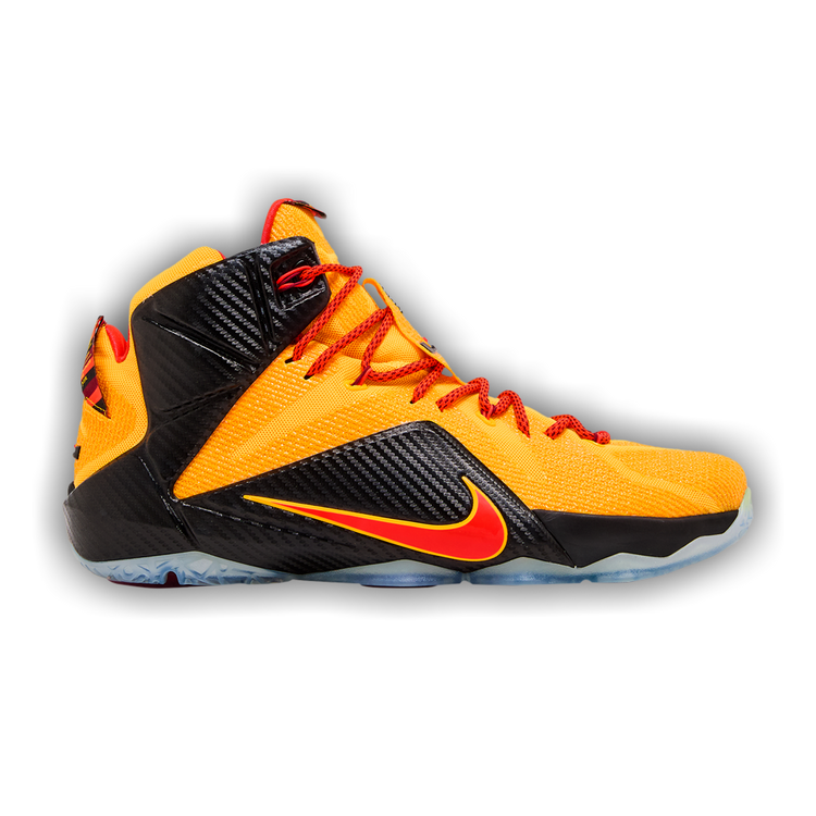 lebron 12 orange and black