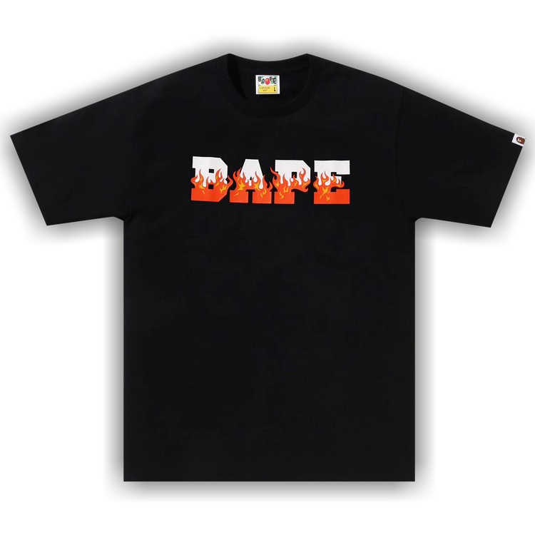 BAPE FIRE BAPESTA LOGO T-shirt Black A Bathing Ape Size M | eBay