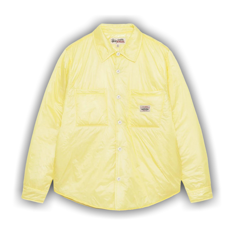 Buy Stussy Fatigue Overshirt Nylon 'Pale Lime' - 1110315