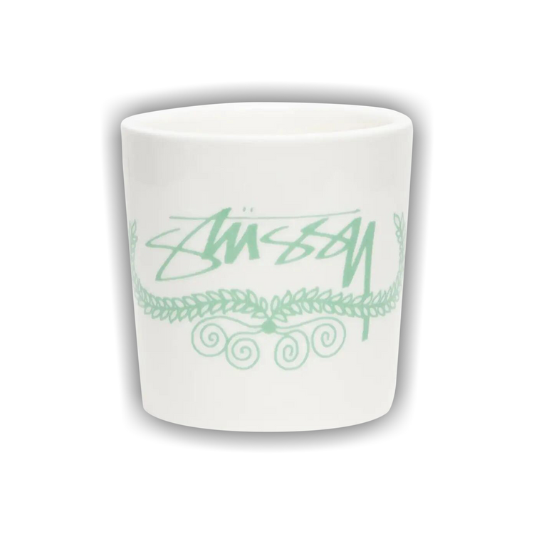 STUSSY】dinex mug Positive Vibration Stüssy Milk Glass Stacking Mug