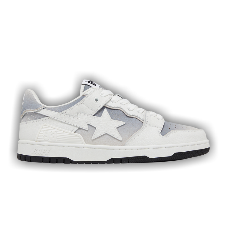 Buy BAPE Sk8 Sta #4 'White Gradient' - 1J80191058 WHT | GOAT