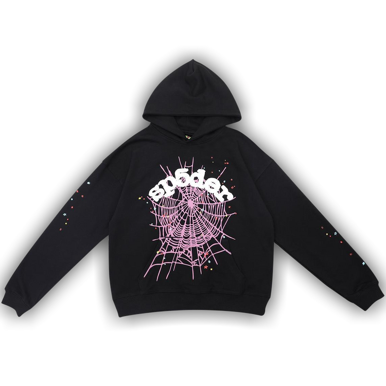 Buy Sp5der Web Hoodie 'Black' - 2406 100000106WH BLAC | GOAT