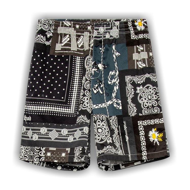 Buy Neighborhood Bandana / C-ST Short 'Black' - 211AQNH PTM07 BLAC
