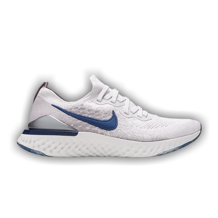 Nike epic react flyknit 2 vast grey blue  and  atmosphere online