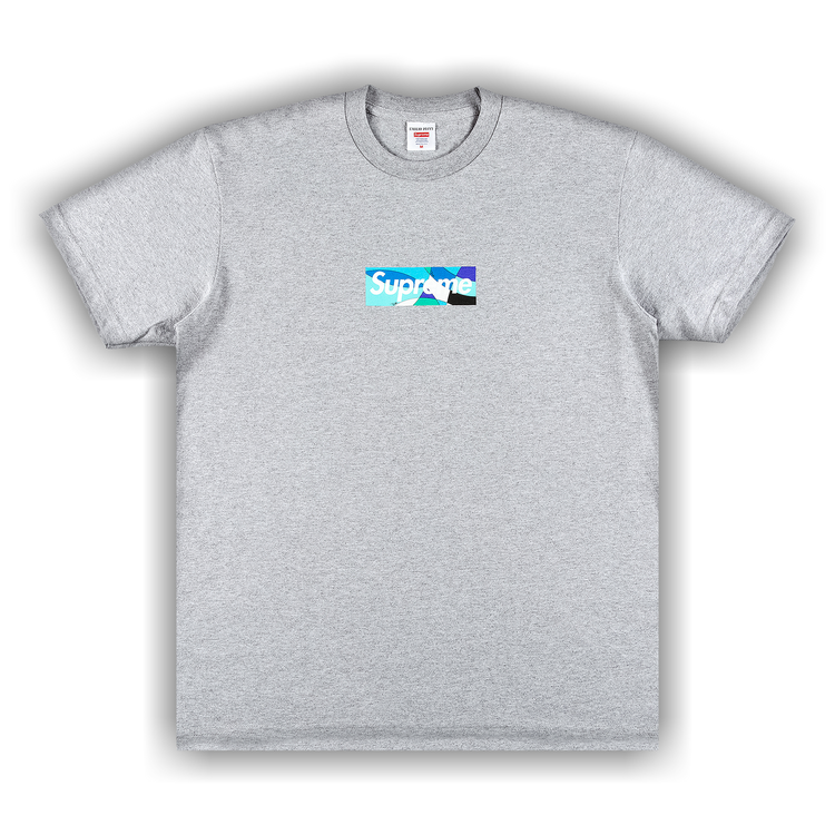 トップス supreme Emilio Pucci Box Logo Tee 21SS Supreme Emilio Pucci Box Logo Tee White/Blue Men's - SS21 - US